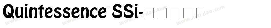 Quintessence SSi字体转换